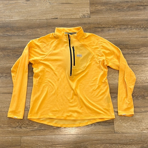 REI Tops - REI Women’s Orange Quarter Zip Top
